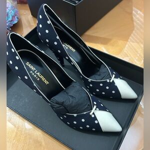 Polka dot heels YSL Saint Laurent
